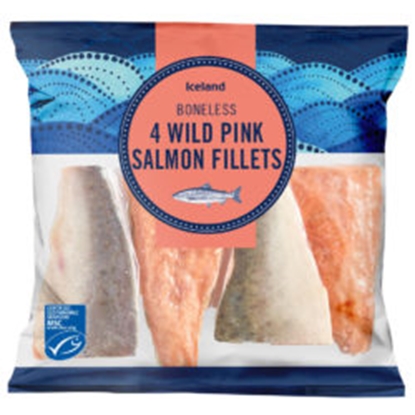 Picture of ICEALND 4PK WILD PINK SALMON FILLET